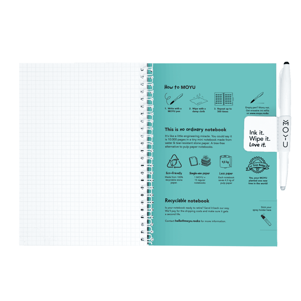 A5 erasable notebook Dear Daisy inside back cover