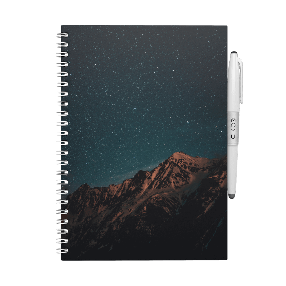 A5 erasable notebook Midnight Mountain front cover