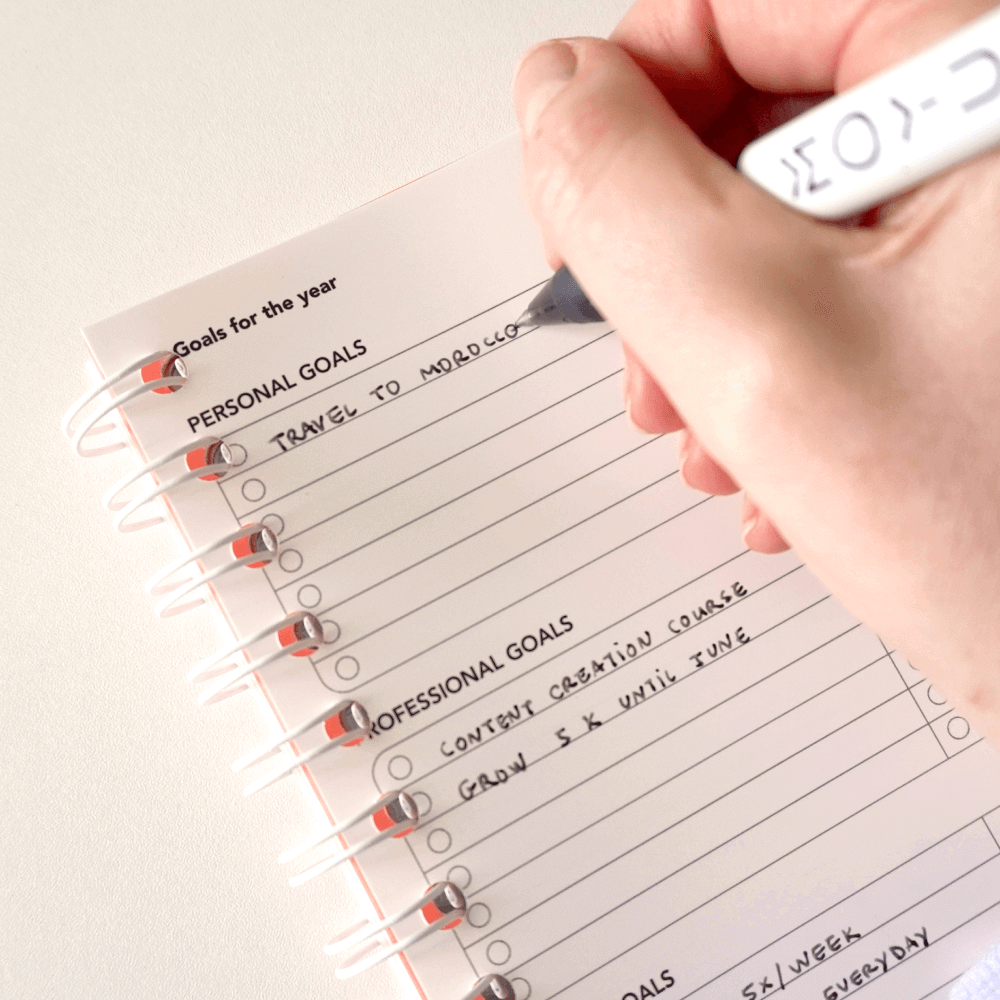Uitwisbare Agenda A5 - Sky Blue