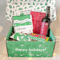 Products inside the MOYU Not Another Ugly Christmas Sweater Box