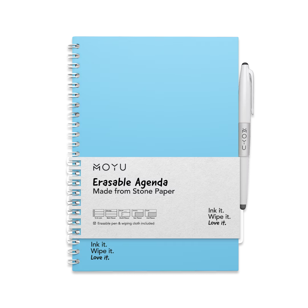 Erasable agenda A5 Sky Blue front-cover