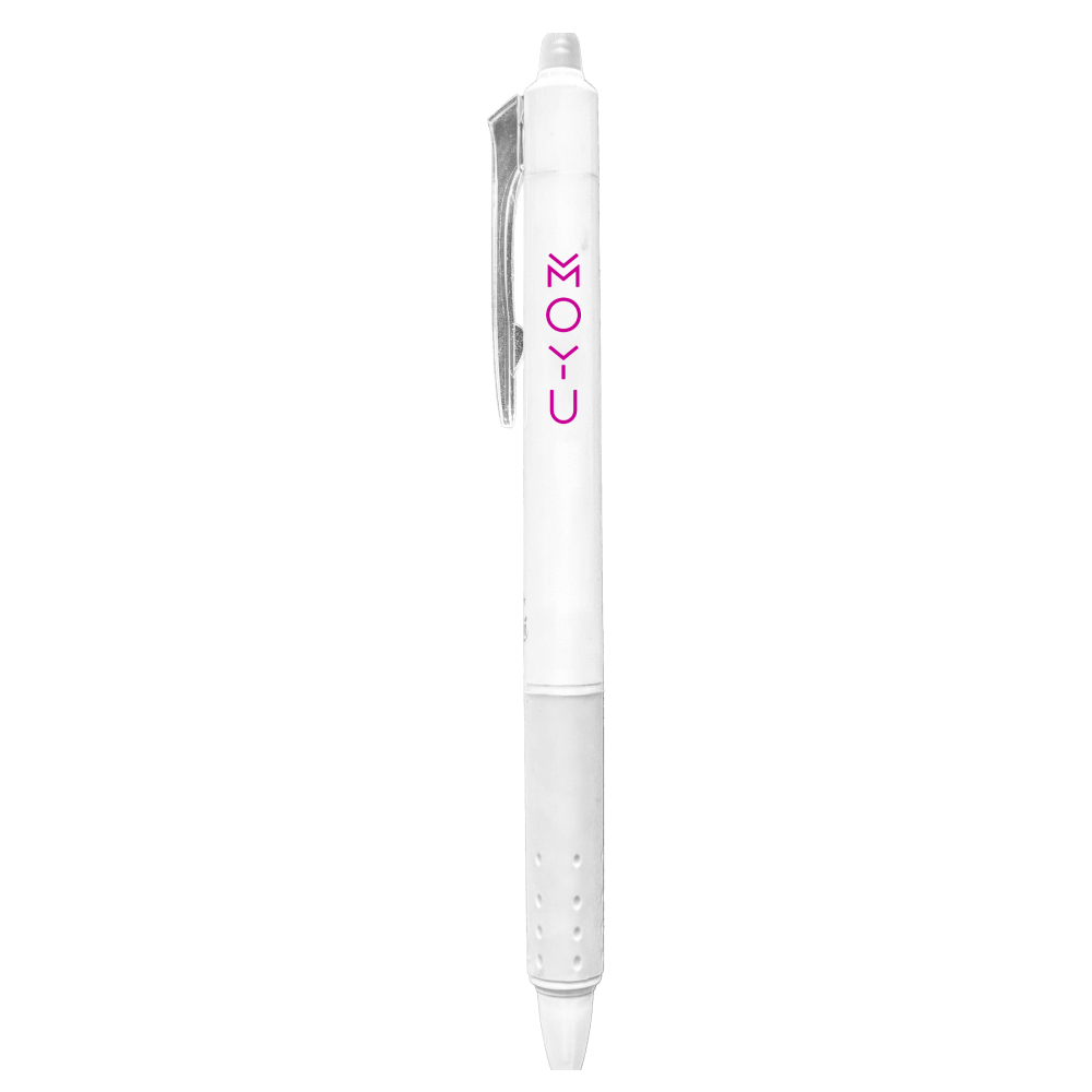 MOYU Pilot Frixion pink erasable clicker pen