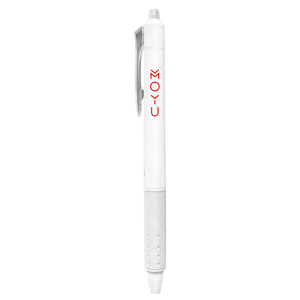 MOYU Pilot Frixion red erasable clicker pen