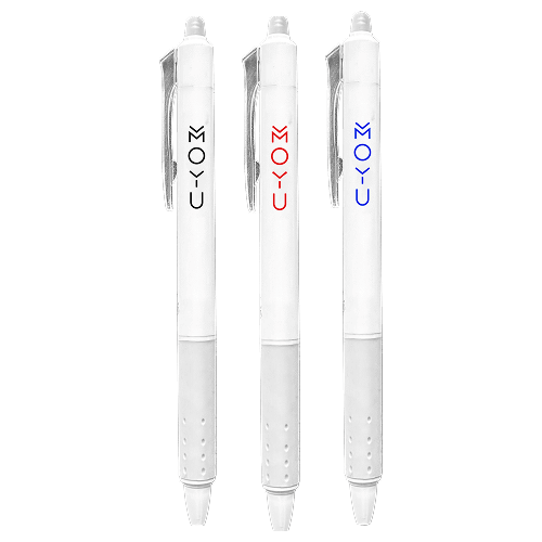 MOYU Pilot Frixion erasable clicker pen trifecta
