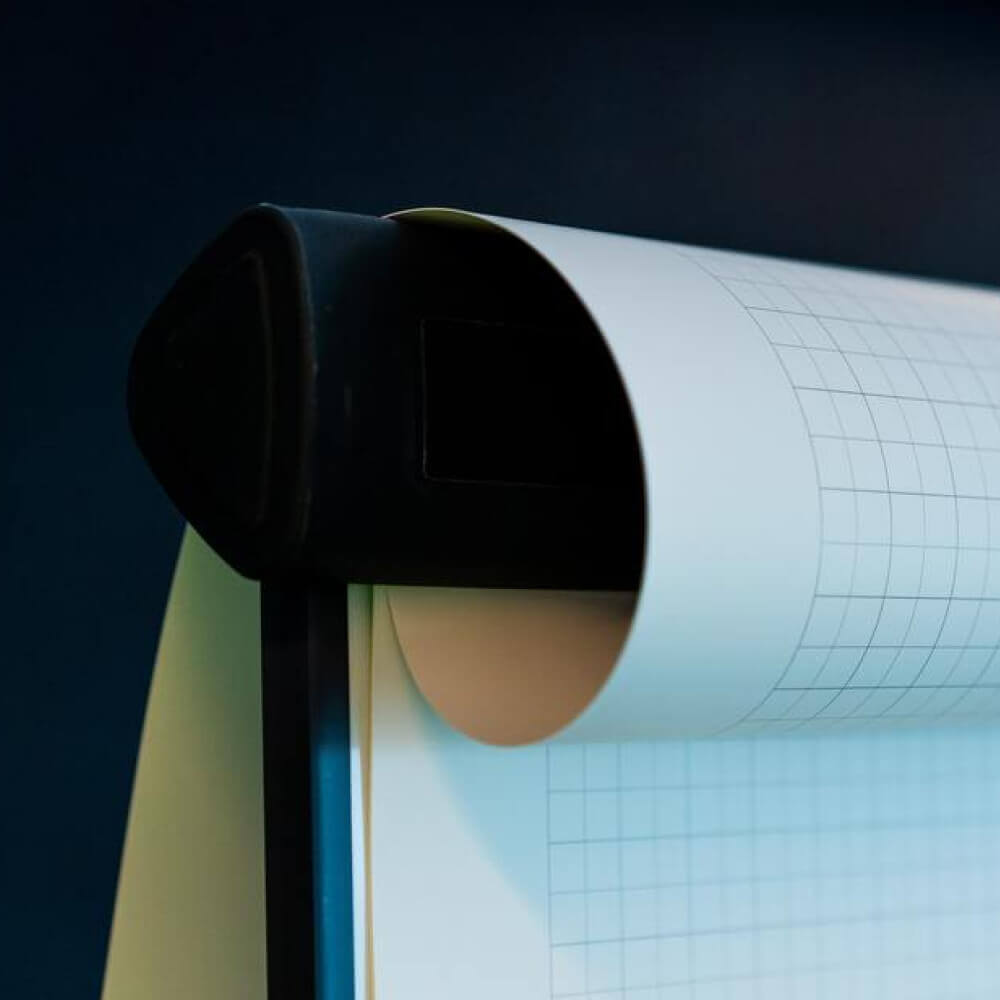 Erasable flipchart sheets that fit into a flipover stand