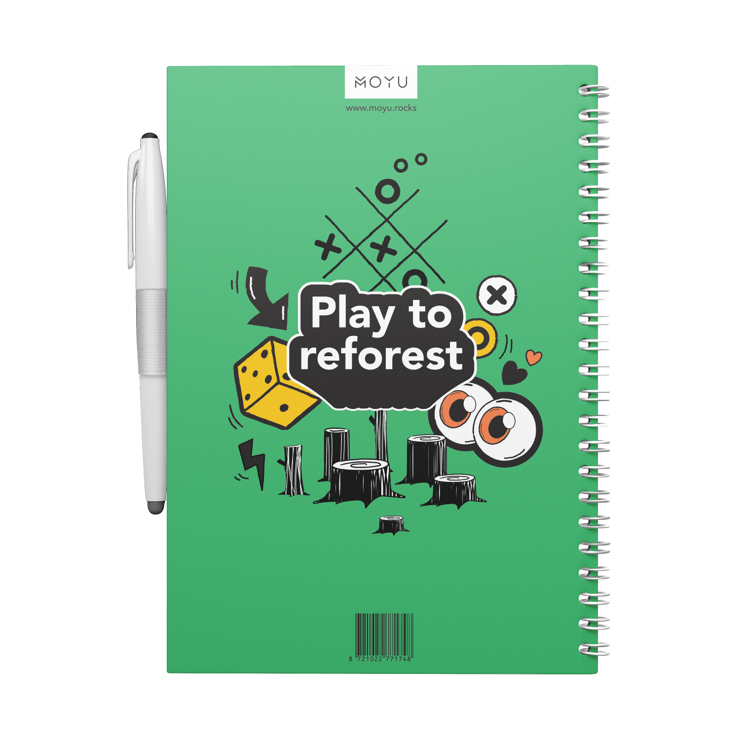 Erasable game book A5 backcover