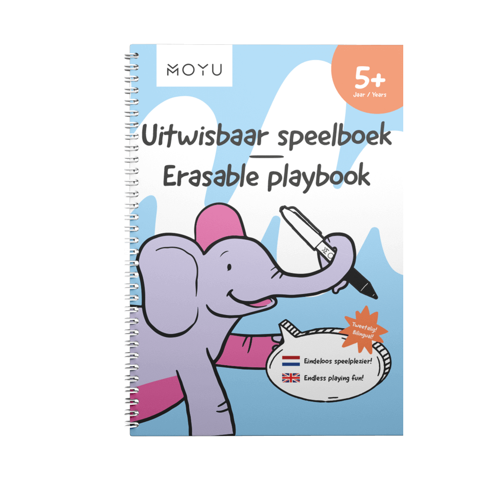 Erasable kids playbook for 5-8 year olds