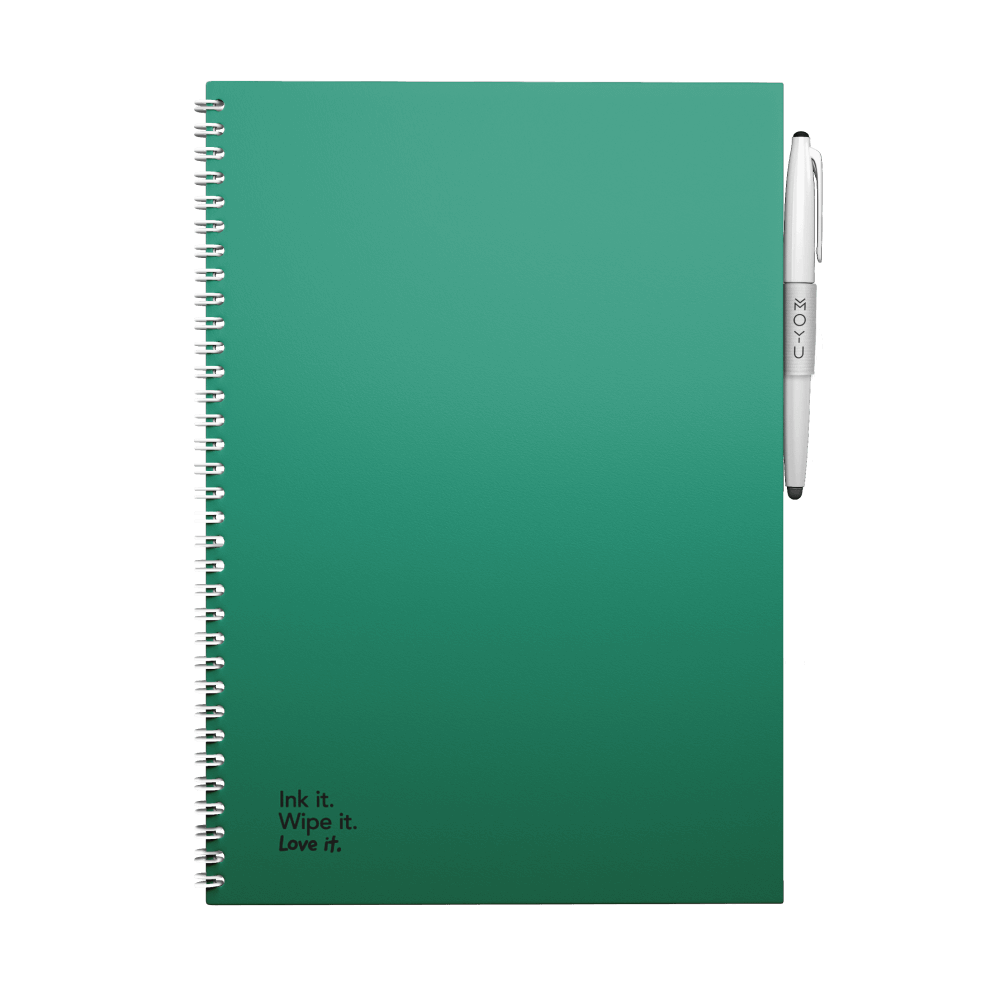 Erasable notebook A4 Forest Green front cover