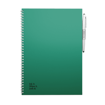 Erasable notebook A4 Forest Green front cover