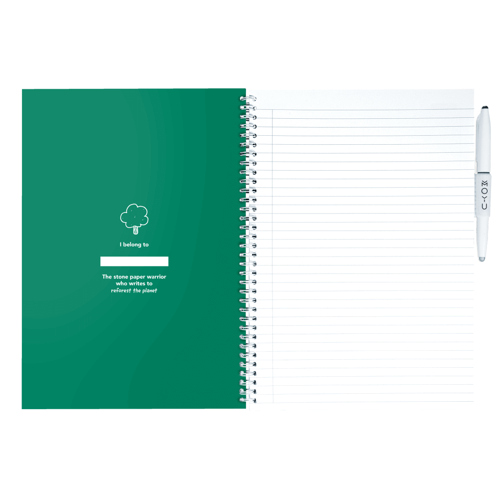 Erasable notebook A4 Forest Green inside front cover