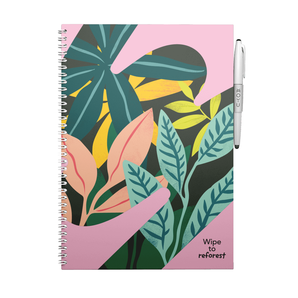 Erasable notebook A4 Love Garden front cover