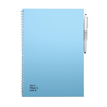 Erasable notebook A4 Sky Blue front cover