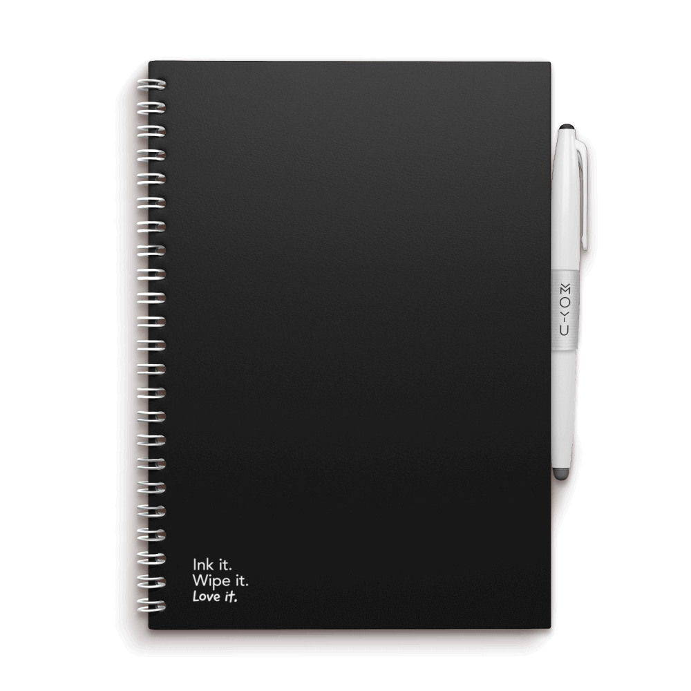 Erasable notebook A5 Pitch Black front cover