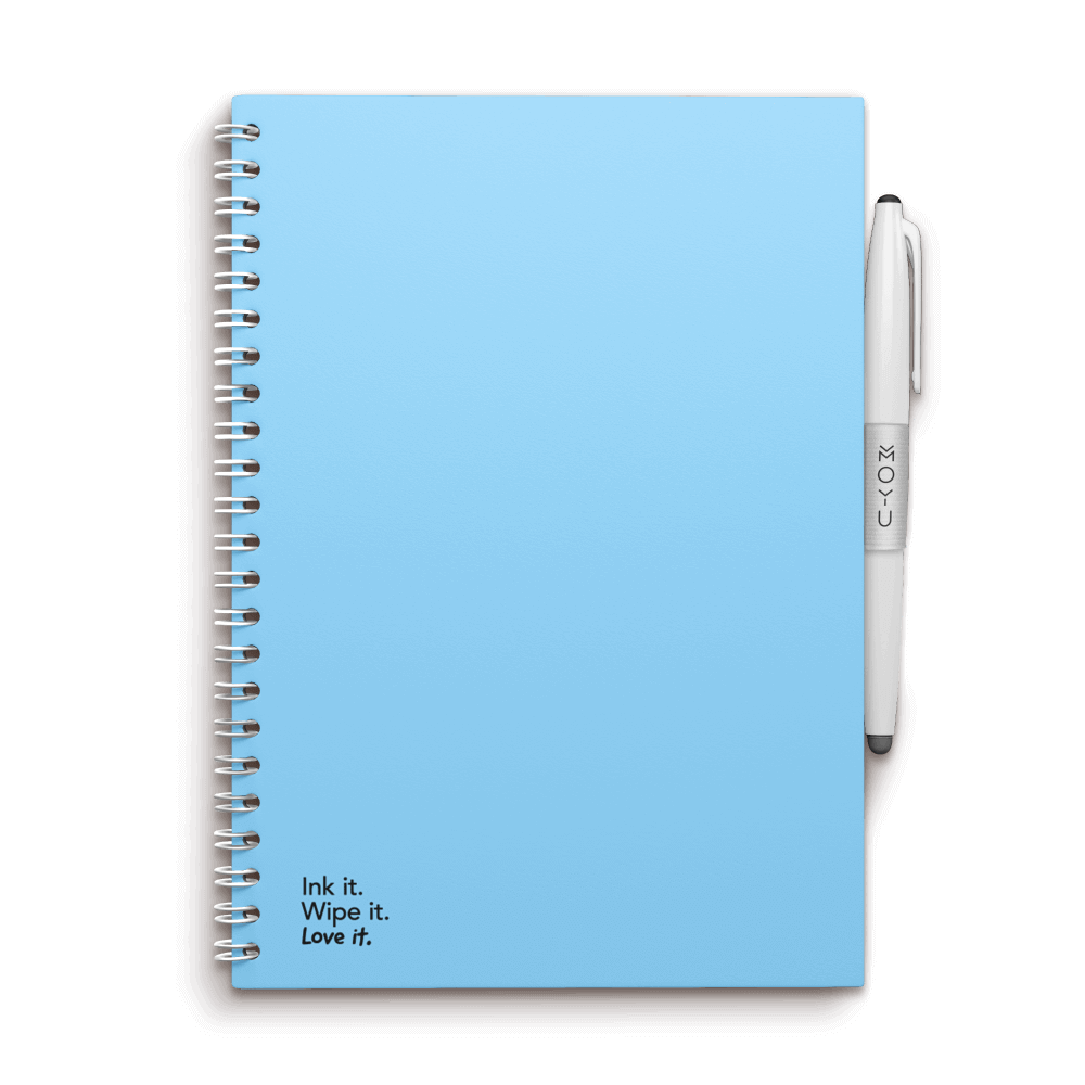 Erasable notebook A5 Sky Blue front cover