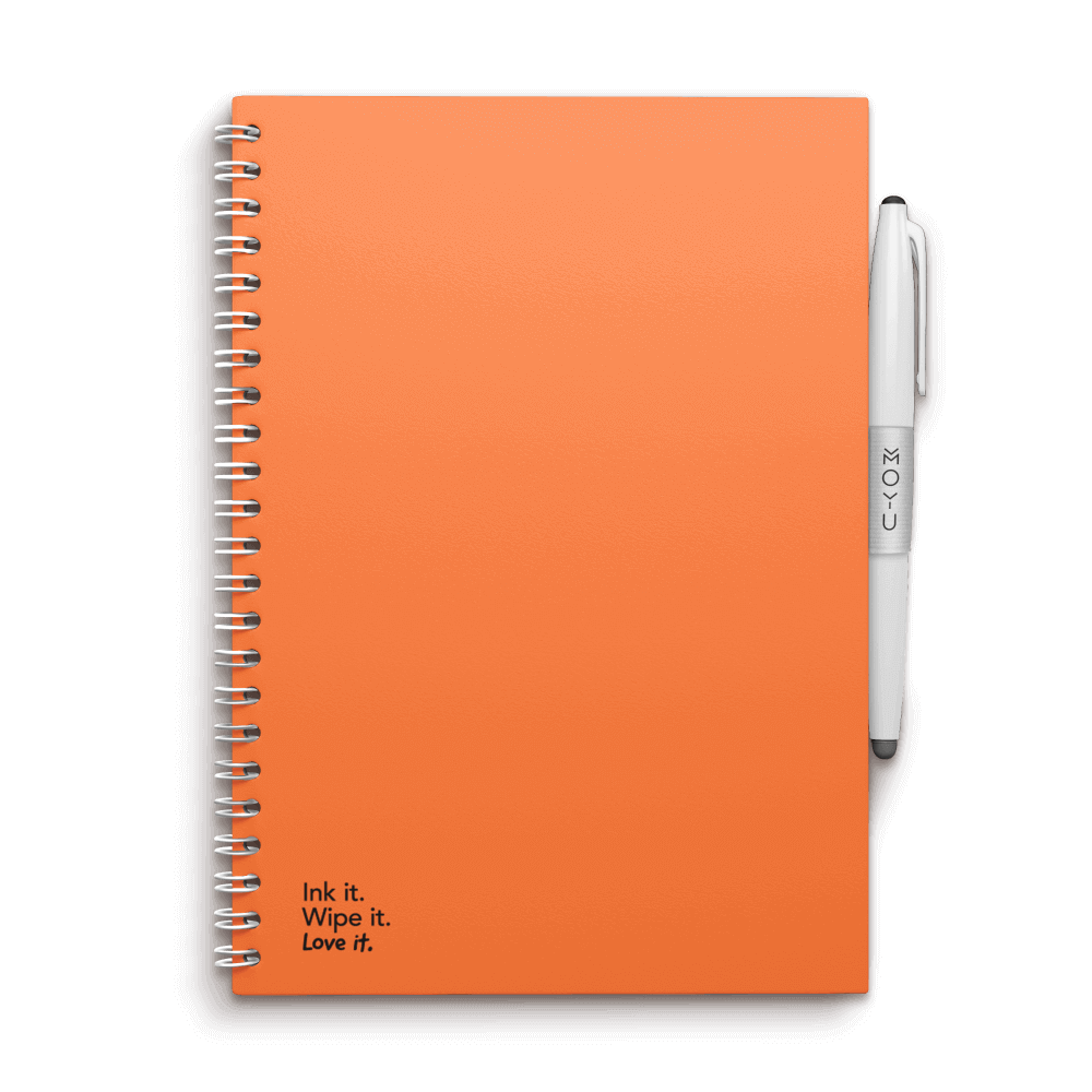 Erasable notebook A5 Sunset Orange front cover