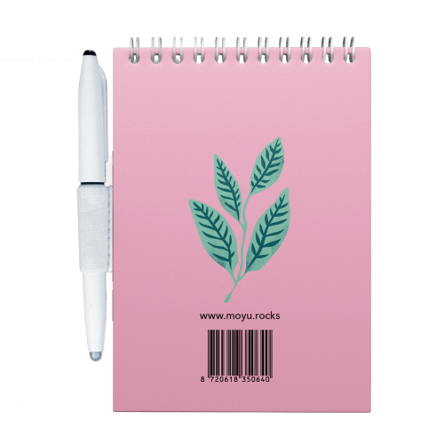 Erasable notebook A6 Love Garden back cover