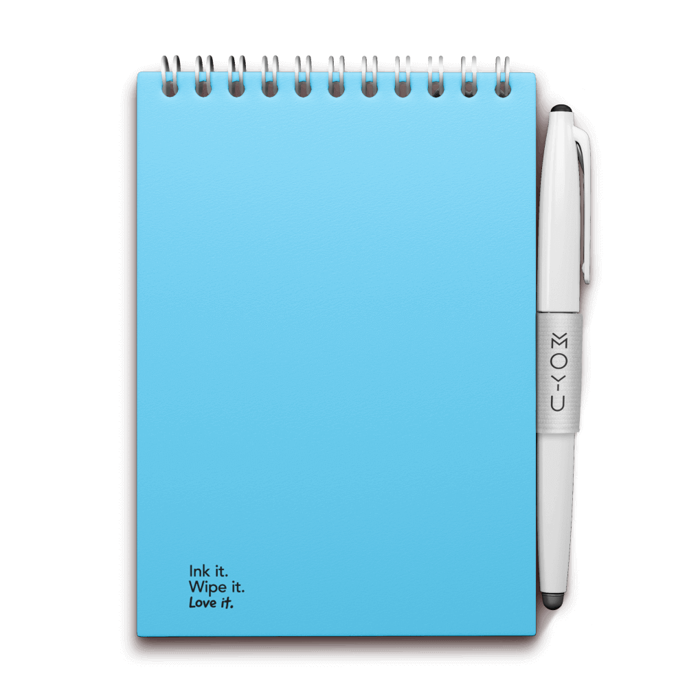 Erasable notebook A6 Sky Blue front cover