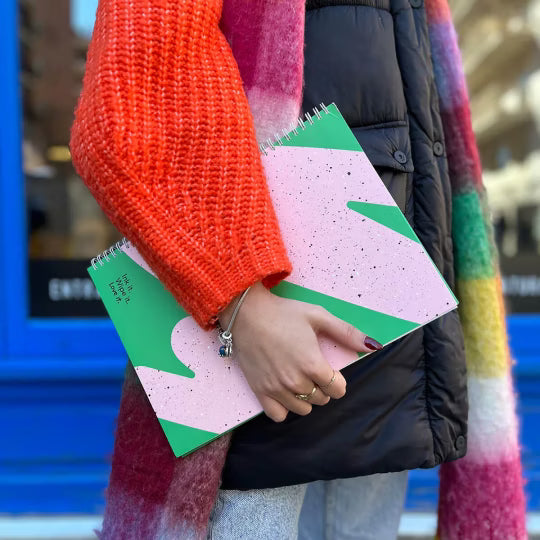 Uitwisbaar Schrijfblok A6 - Flashy Moss