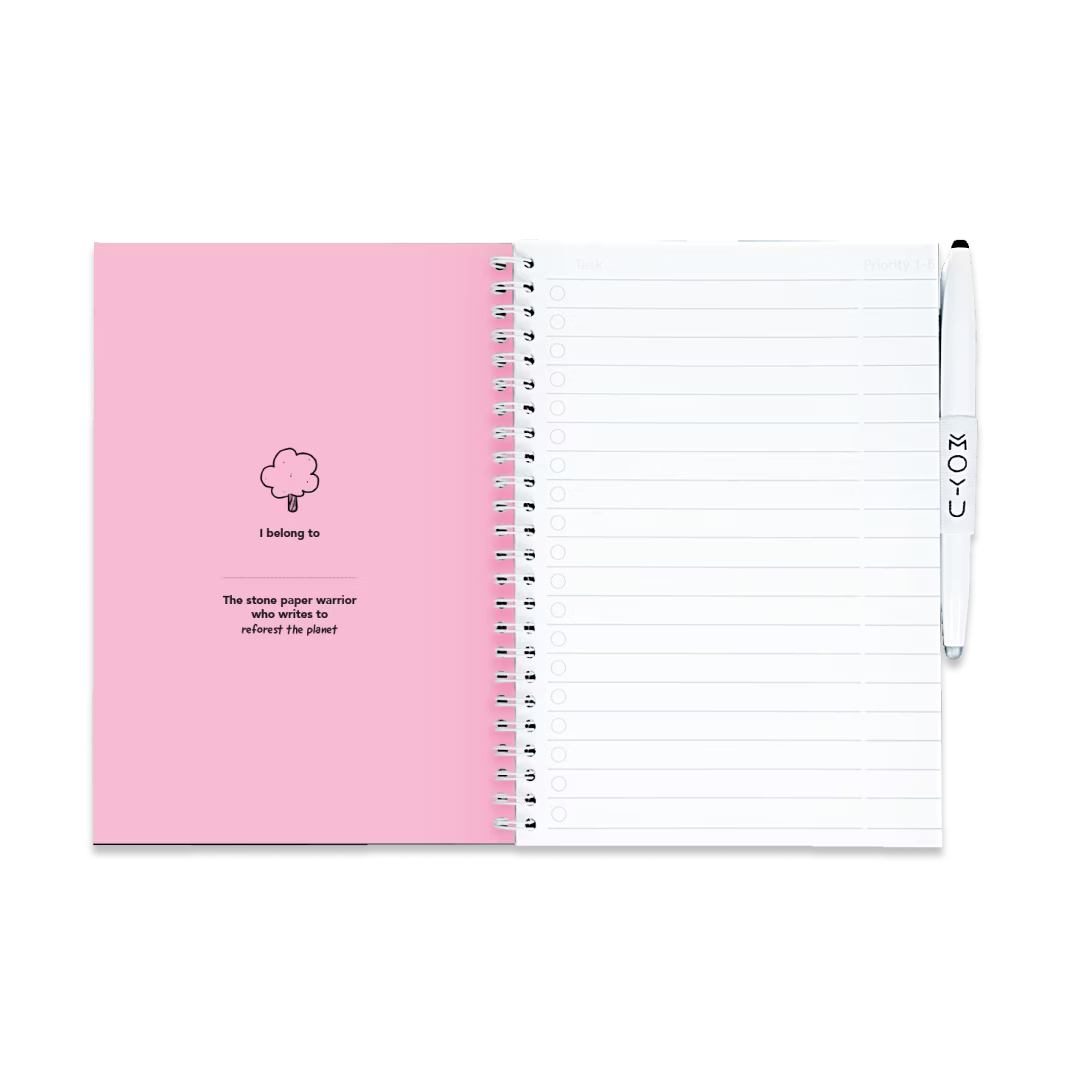 Erasable Notebook A5 - Love Garden