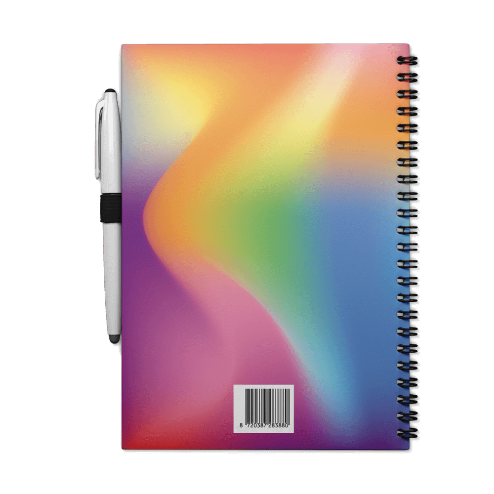 Pride notebook A5 back cover