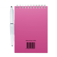 moyu-solid-elegance-notebooks-passion-pink-A6-back-cover