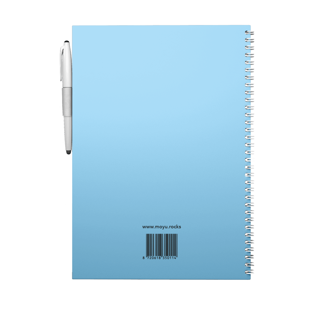 moyu-solid-elegance-notebooks-sky-blue-A4-back-cover