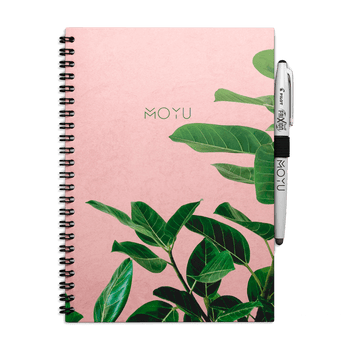 moyu-vintage-notebook-pink-planter-A5