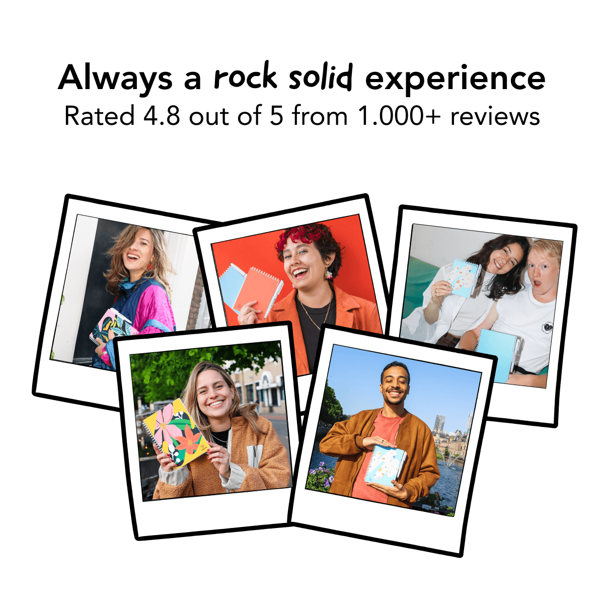 Erasable Notebook A5 - Flamingo Desert