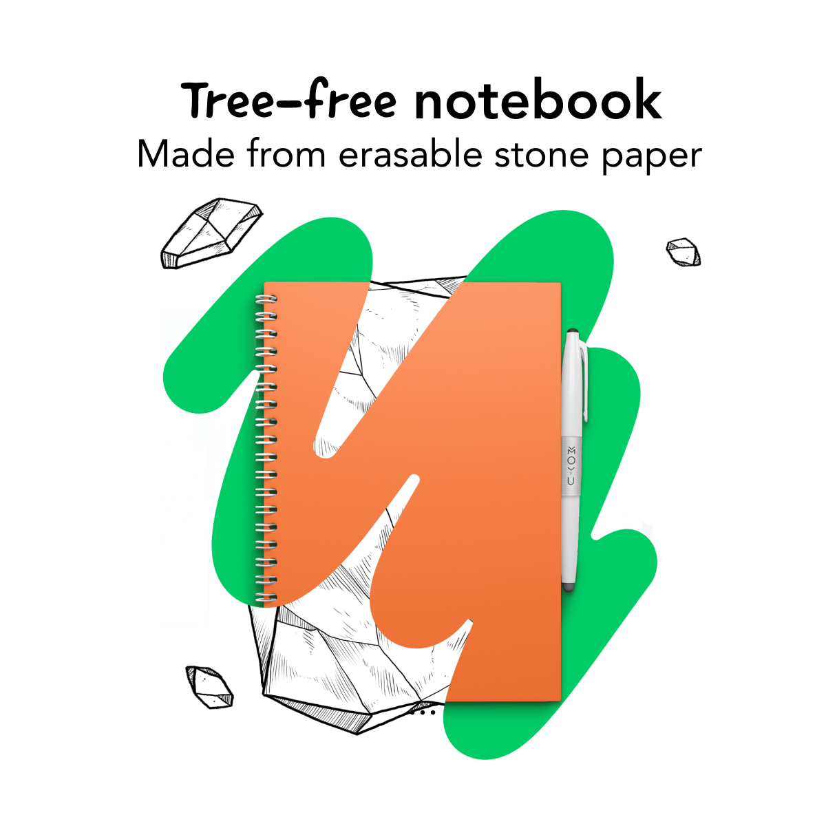 Erasable Notebook A5 - Midnight Mountain