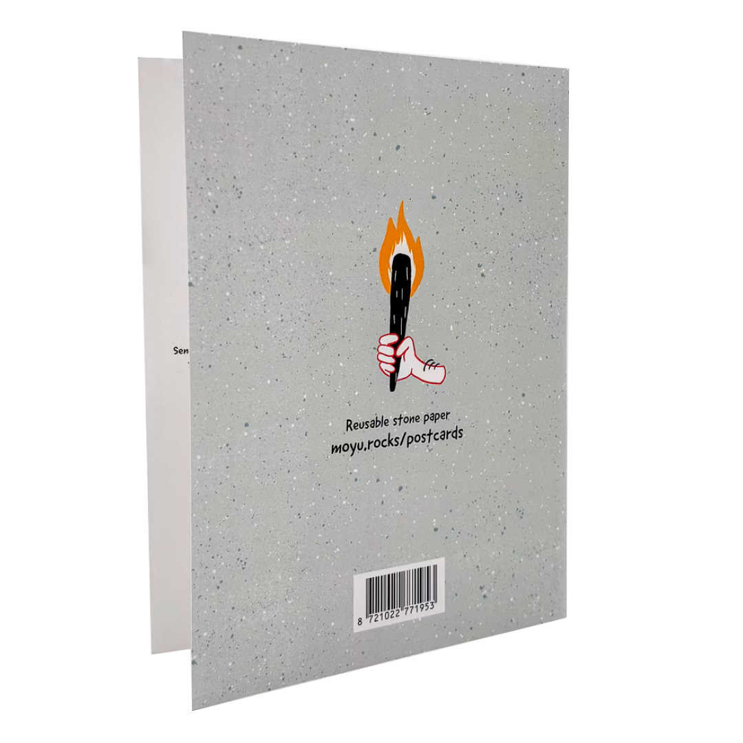 Caveman – Herbruikbare Postkaart