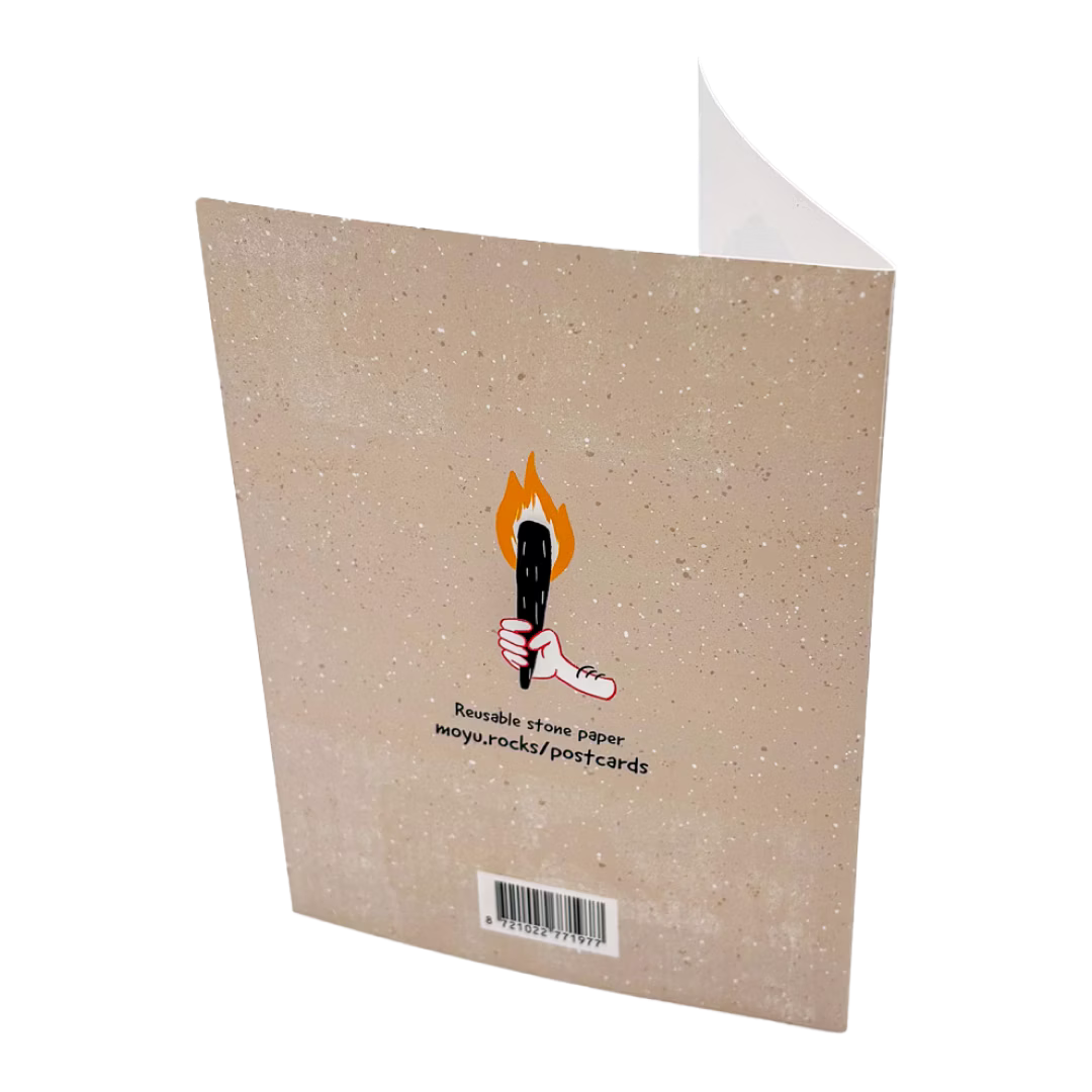 Caveman – Herbruikbare Bedankkaart