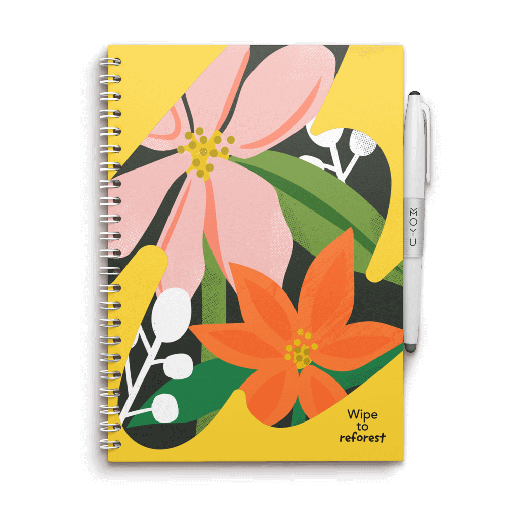 Erasable notebook A5 Flower Vibes front cover