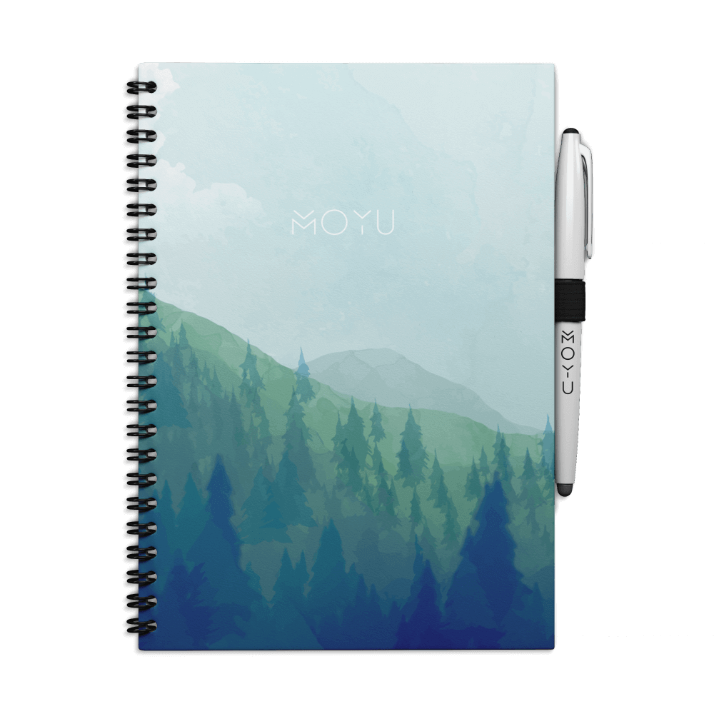 A5 erasable notebook Misty Mountain front cover