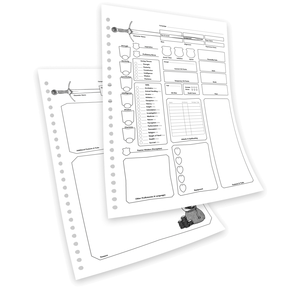 D&D Character Sheets