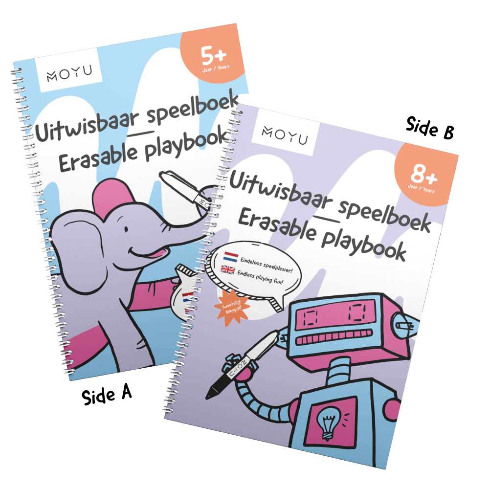 2-in-1 Erasable Kid's Playbook A4