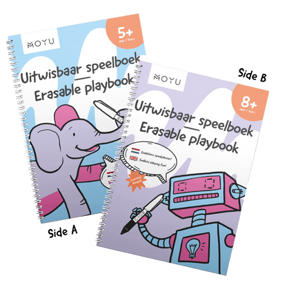 2-in-1 Erasable Kid's Playbook A4