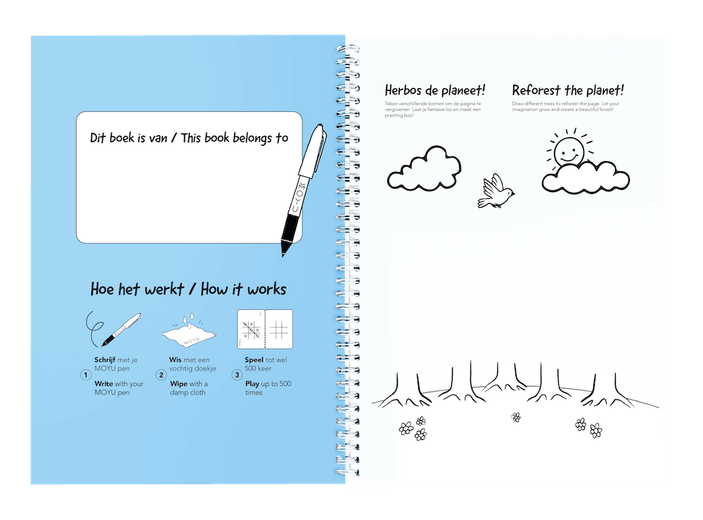 Erasable Kids Playbook A4 5 years page 1