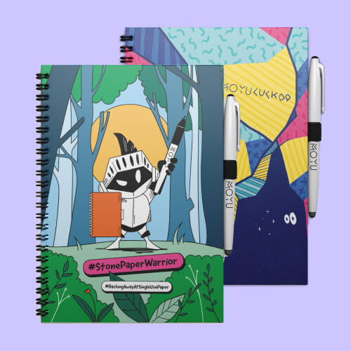MOYU Erasable Stone Paper Notebook Collections