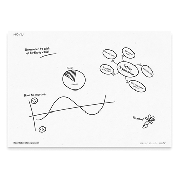 Erasable Magnetic Whiteboard A3