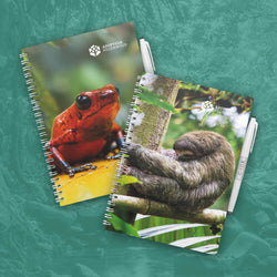 adopt-rainforest-MOYU-frog-and-sloth-notebook-covers