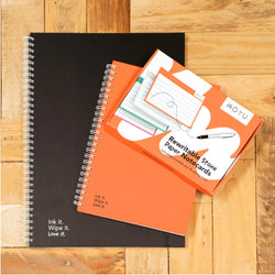 workshop-kit-A4-A5-notebooks-notecards-top-view