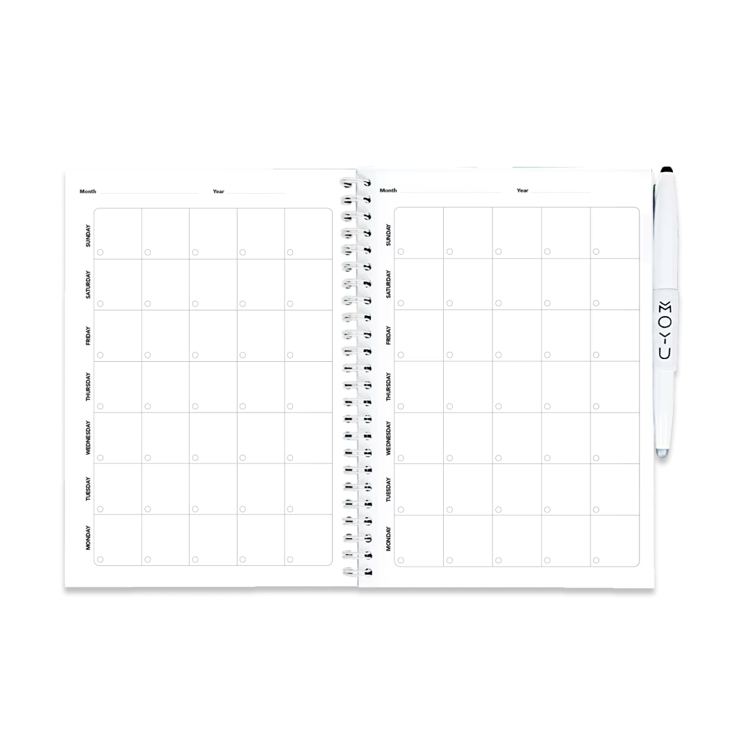 Erasable Agenda A5 - Sunset Orange