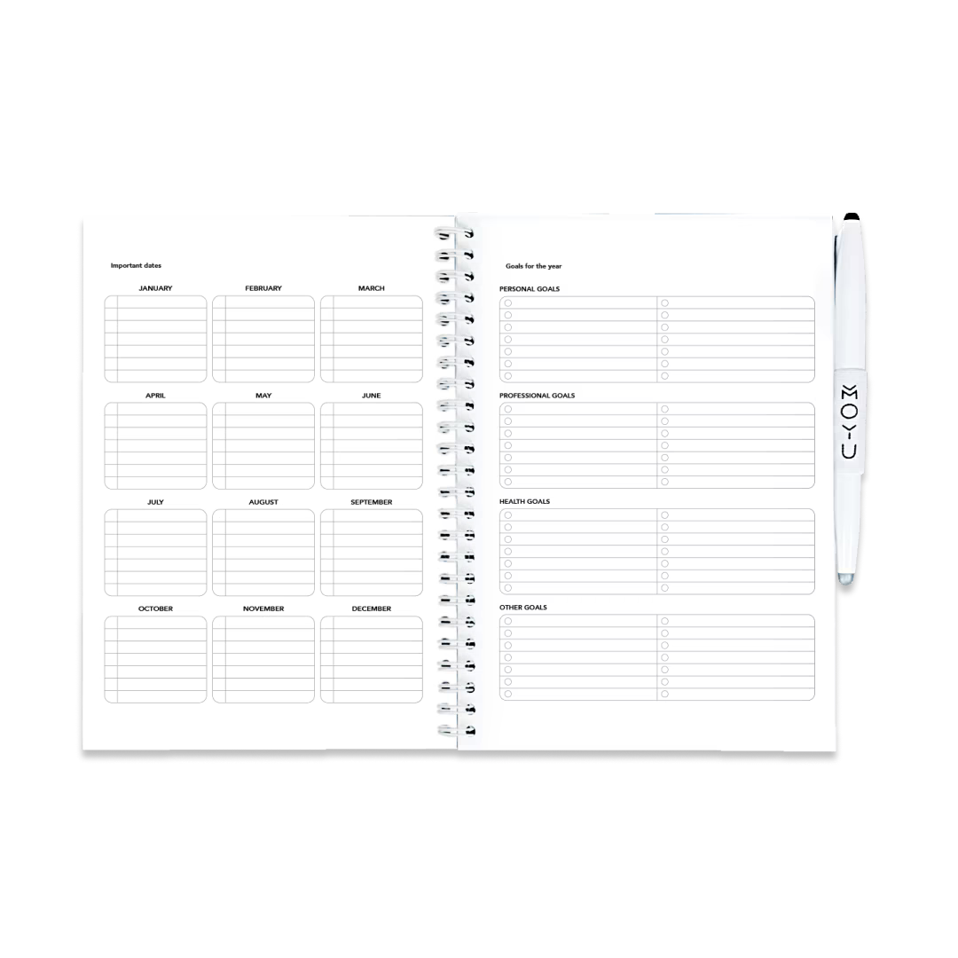 Erasable Agenda A5 - Sunset Orange