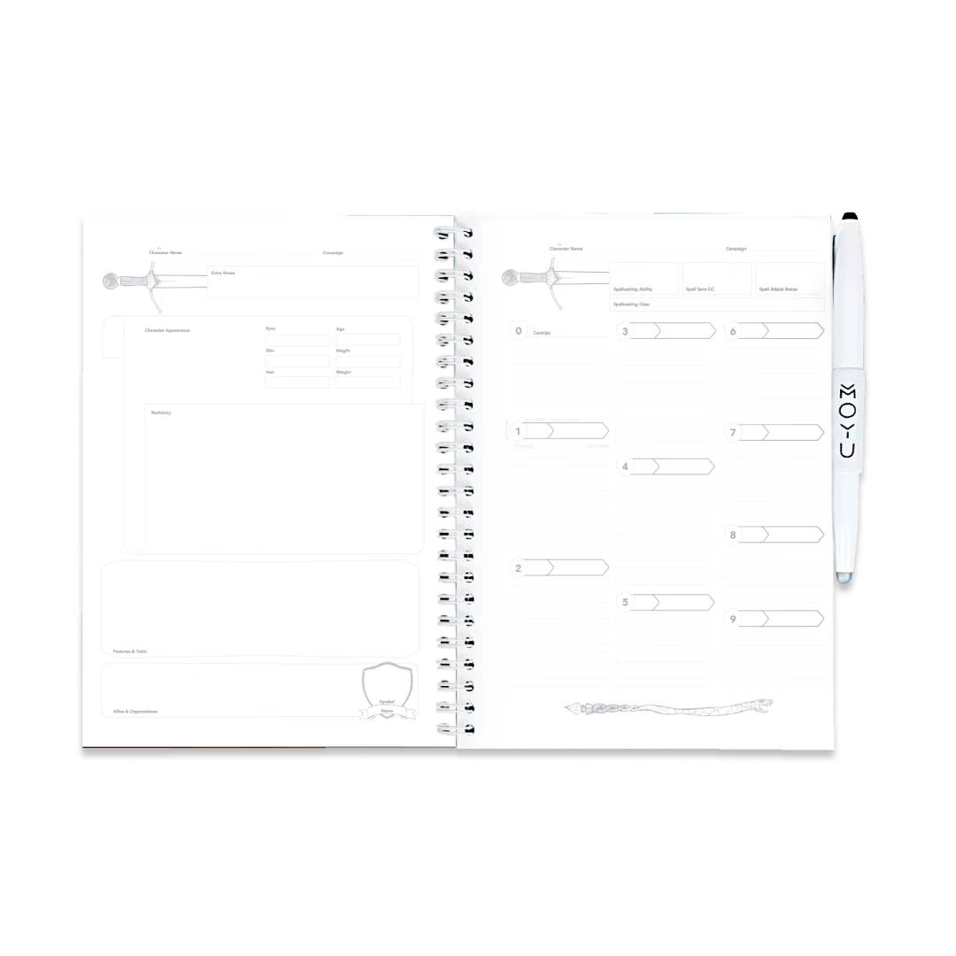 Erasable Notebook A5 - Dungeons & Dragons