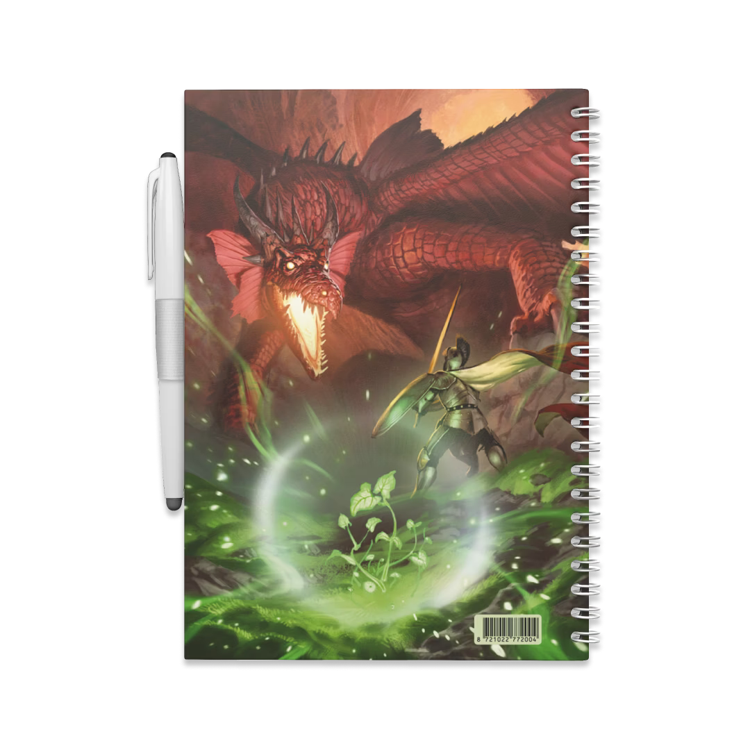 Uitwisbaar A5 RPG Notitieboek voor Dungeons & Dragons Spelers