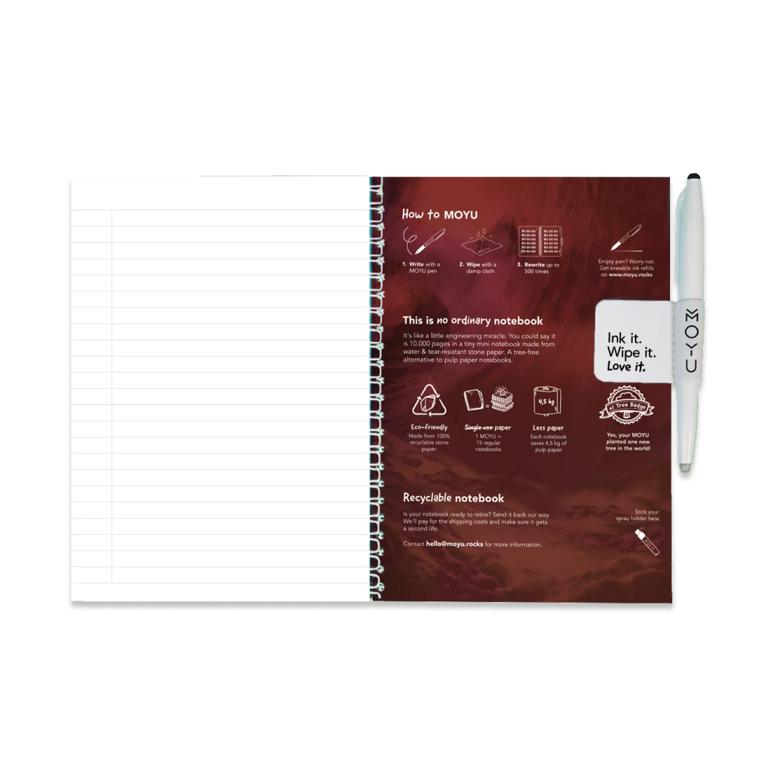 Uitwisbaar A5 RPG Notitieboek voor Dungeons & Dragons Spelers