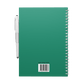 Erasable agenda A5 Forest Green back cover