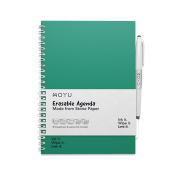 Erasable agenda A5 Forest Green front-cover
