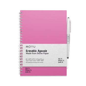 Erasable agenda A5 Passion Pink front-cover