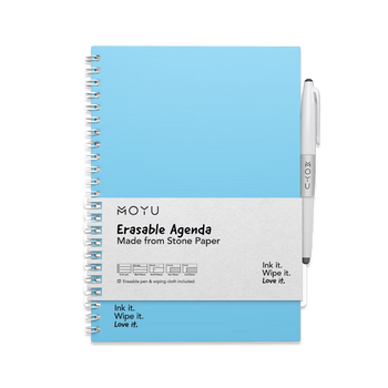 Erasable agenda A5 Sky Blue front-cover